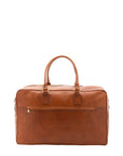Borsa da viaggio unisex vera pelle 100% cotone 4562-MIELE Alessia Firenze