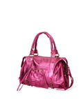 Novara Borsa a spalla da donna Vera pelle 06090 LM-L023 FUXIA Chiara Ferretti