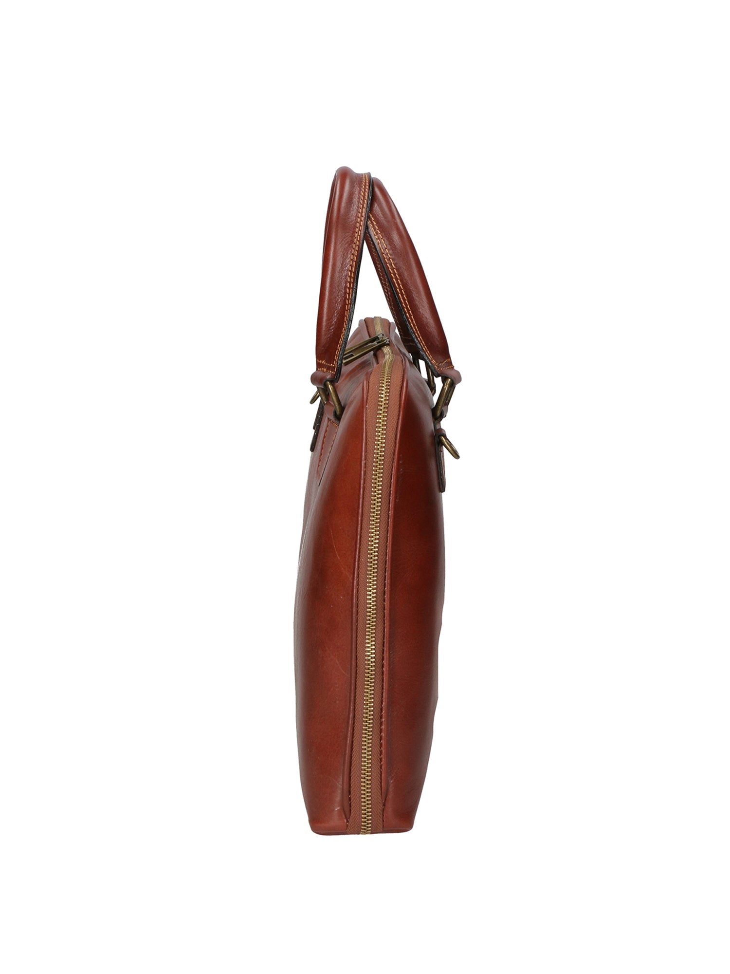 Fabiana Borsa a mano unisex Vera pelle 9033-MARRONE BROWN Chiara Ferretti