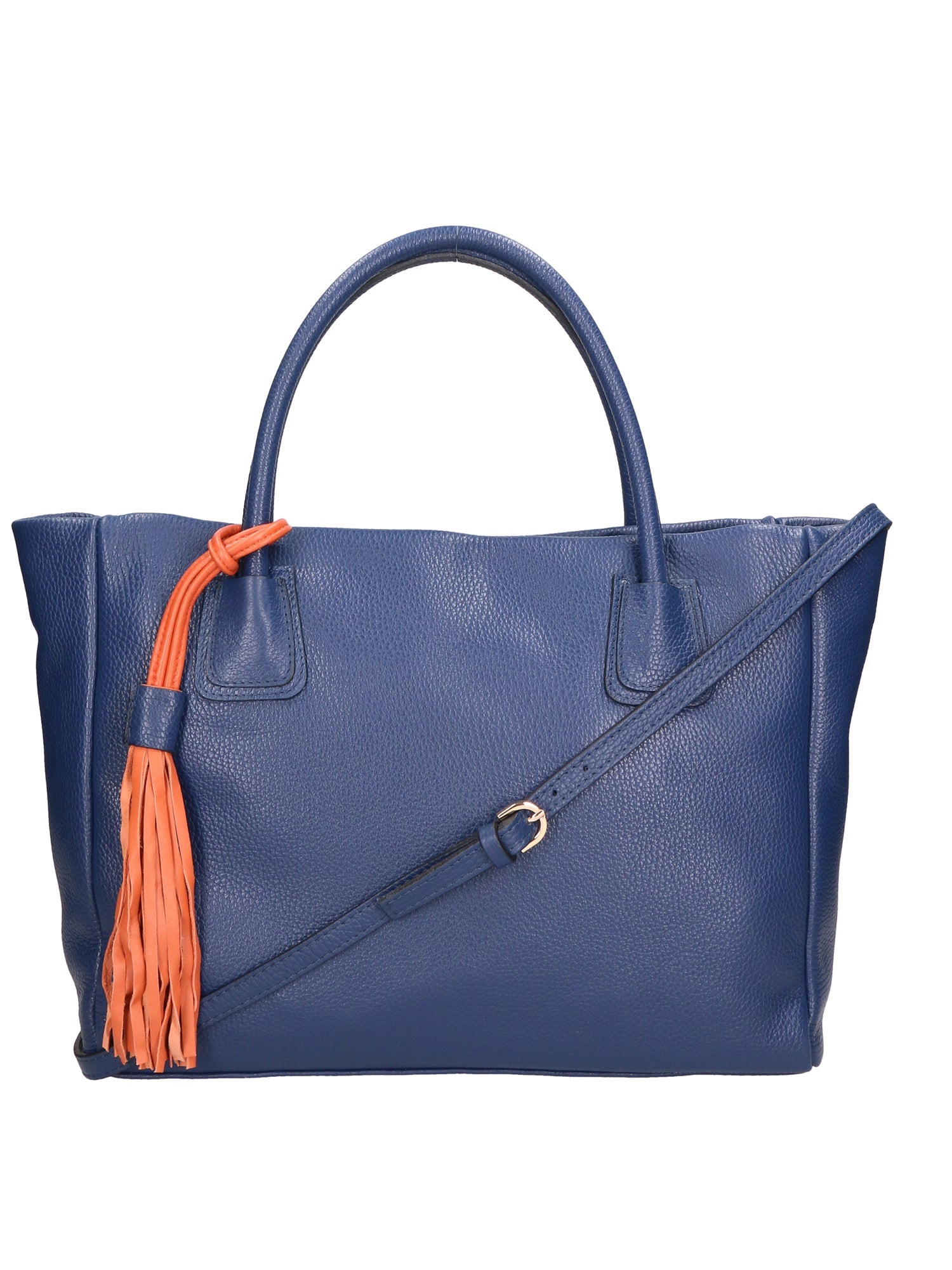 Rosalie Borsa a spalla da donna 100% pelle 06503-D24 BLU Chiara Ferretti