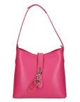Imma Borsa a spalla da donna 100% pelle 05917-B02 FUXIA Chiara Ferretti