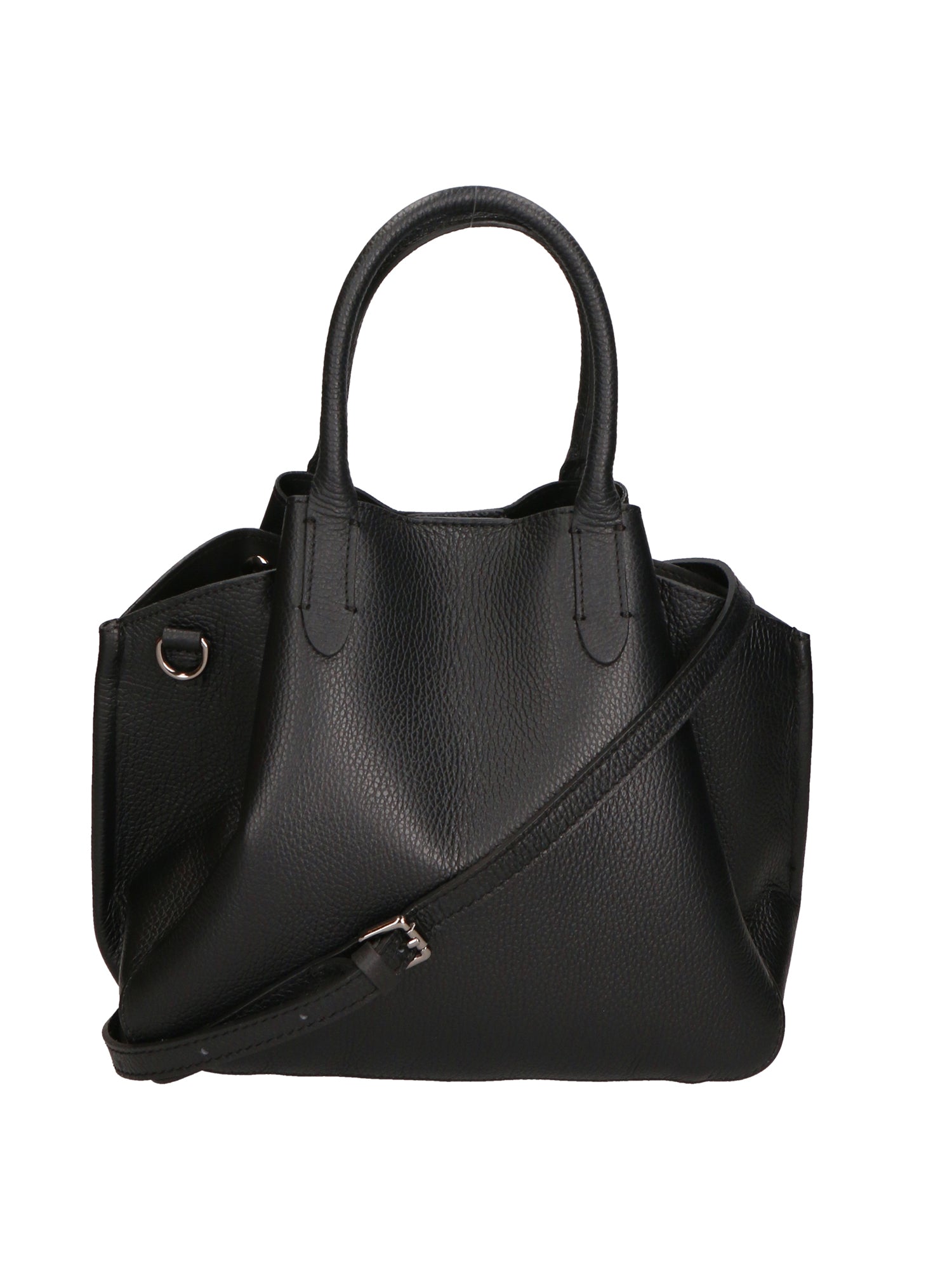 Vincenza Borsa a mano da donna Vera pelle 06898-D28 NERO Chiara Ferretti