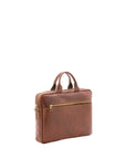 Borsa a mano unisex in vera pelle Made in Italy 4317-MARRONE Alessia Firenze