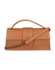 Liliana Damenhandtasche aus echtem Leder, hergestellt in Italien, 13 x 28 x 5 cm