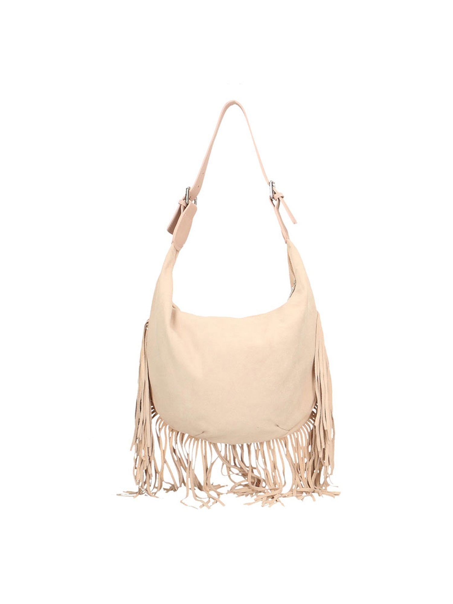 Zefira Borsa a spalla da donna Pelle Scamosciata 8630-ROSA PINK Chiara Ferretti