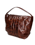 Vanda Damen-Schultertasche aus echtem Leder, hergestellt in Italien, 30 x 40 x 5 cm