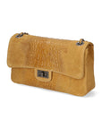 Edvige Borsa a spalla da donna Pelle Croco Stampata 80045-CUOIO Chiara Ferretti