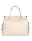 Aleria Borsa a mano da donna Vera pelle 8005-D37 LATTE Chiara Ferretti
