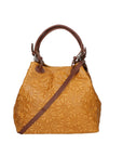 Elenia Borsa a mano da donna Vera pelle 80049-031 CUOIO SCURO Chiara Ferretti