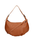 Licia Borsa a spalla da donna Vera pelle 06512-CUOIO SCURO Chiara Ferretti