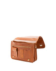 Borsa a mano unisex in vera pelle Made in Italy 4512-MIELE Alessia Firenze