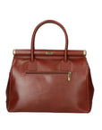Federica Borsa a mano da donna Vera pelle 9106-MARRONE BROWN Chiara Ferretti