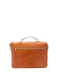 Borsa a mano unisex in vera pelle Made in Italy 4576-MIELE Alessia Firenze