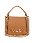 Greta Borsa a mano da donna Vera pelle 05896-C44 CUOIO Chiara Ferretti