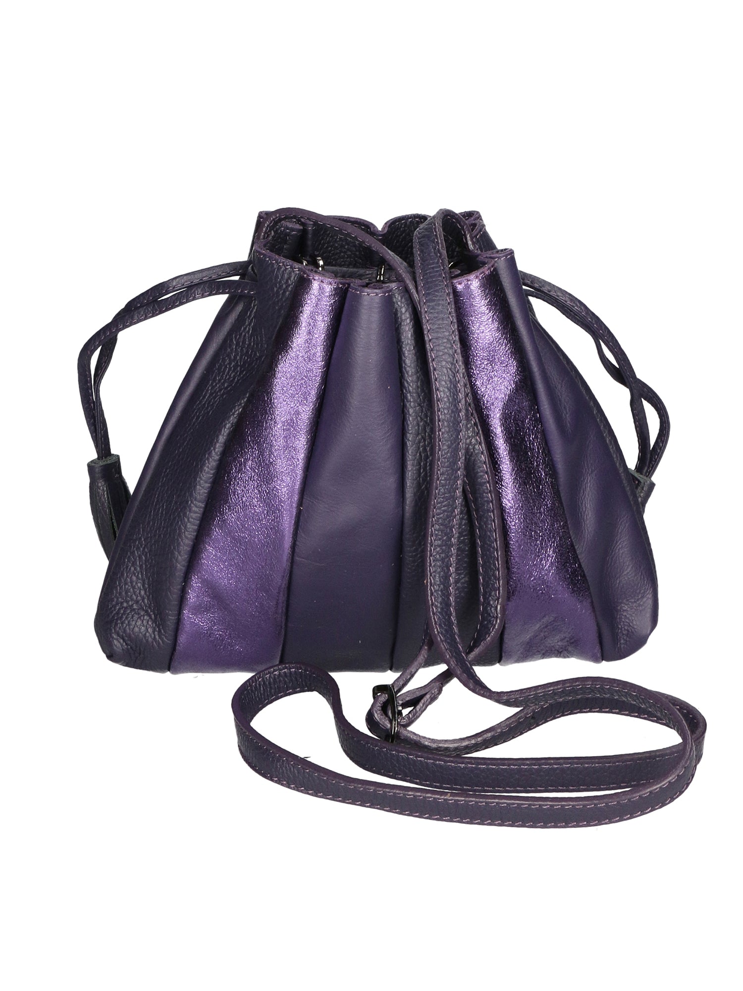 Elysia Borsa a spalla da donna Vera pelle 552043-VIOLA PURPLE Chiara Ferretti