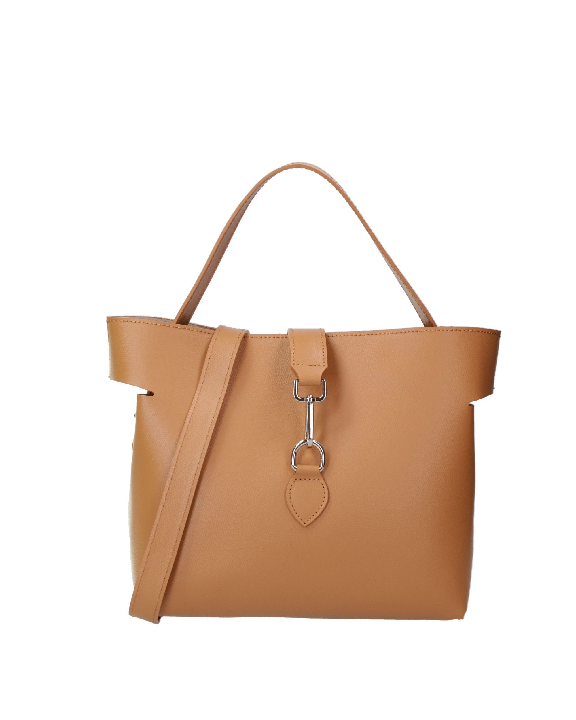 Liviana Borsa a mano da donna Vera pelle 07379-PL44 CUOIO Chiara Ferretti
