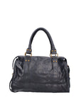 Elara Borsa a spalla da donna Vera pelle 06090-013 BLU NAVY Chiara Ferretti