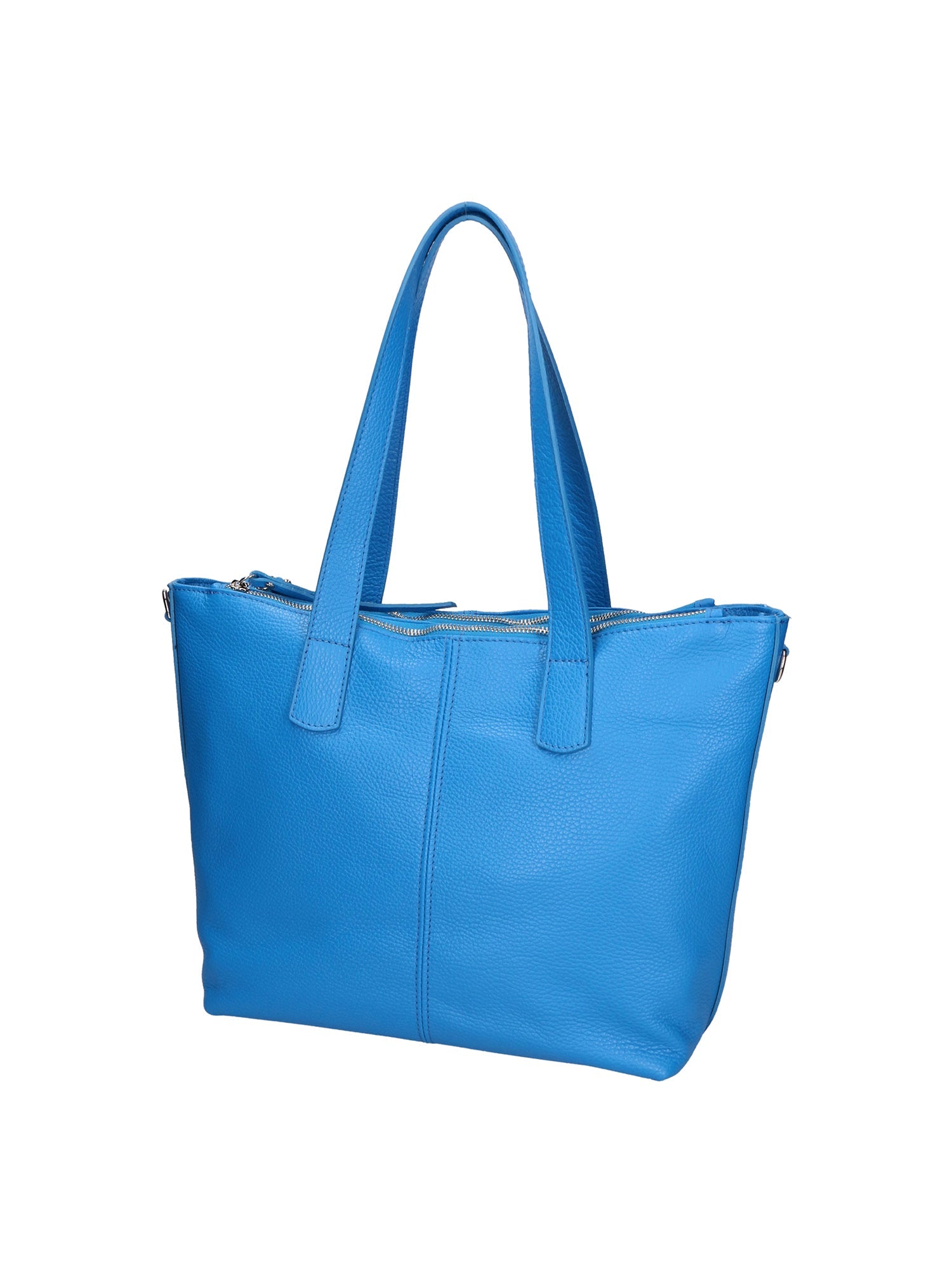Gea Borsa a spalla da donna Vera pelle 05935-D222 BLU ASTER Chiara Ferretti