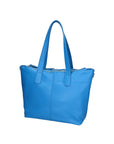 Gea Borsa a spalla da donna Vera pelle 05935-D222 BLU ASTER Chiara Ferretti