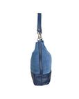 Graziana Borsa a spalla da donna Vera pelle 05960-25 BLU JEANS 24 BLU JEANS Chiara Ferretti