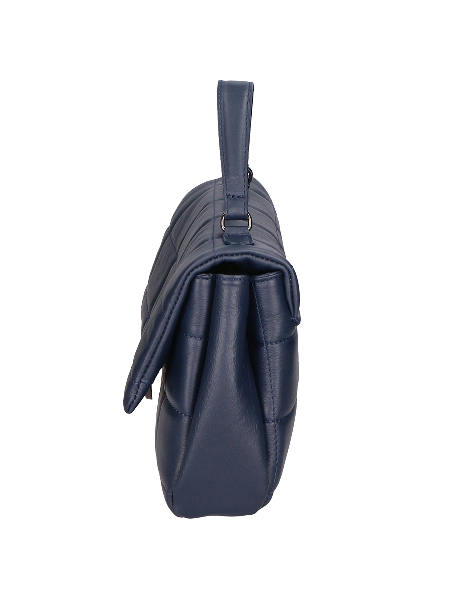 Viola Borsa a mano da donna Vera Pelle 06862-S24 BLU JEANS Chiara Ferretti