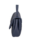 Viola Borsa a mano da donna Vera Pelle 06862-S24 BLU JEANS Chiara Ferretti