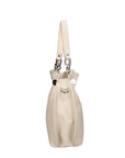 Ereba Borsa a mano da donna Made in Italy 100% pelle 3305-S37 LATTE Chiara Ferretti
