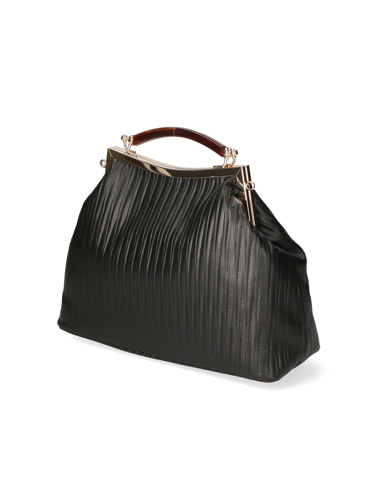 Miranda Borsa a spalla donna Vera pelle 03706-NERO BLACK Chiara Ferretti