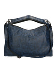 Ondina Borsa a spalla da donna Vera pelle 6569-BLU BLUE Chiara Ferretti