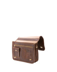 Borsa a mano unisex in vera pelle Made in Italy 4512-TESTA DI MORO Alessia Firenze
