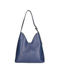 Lucetta Borsa a spalla da donna Vera pelle 04513-BLU JEANS D24 Chiara Ferretti