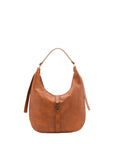 Borsa a spalla da donna 100% vera pelle 4607-MIELE Alessia Firenze