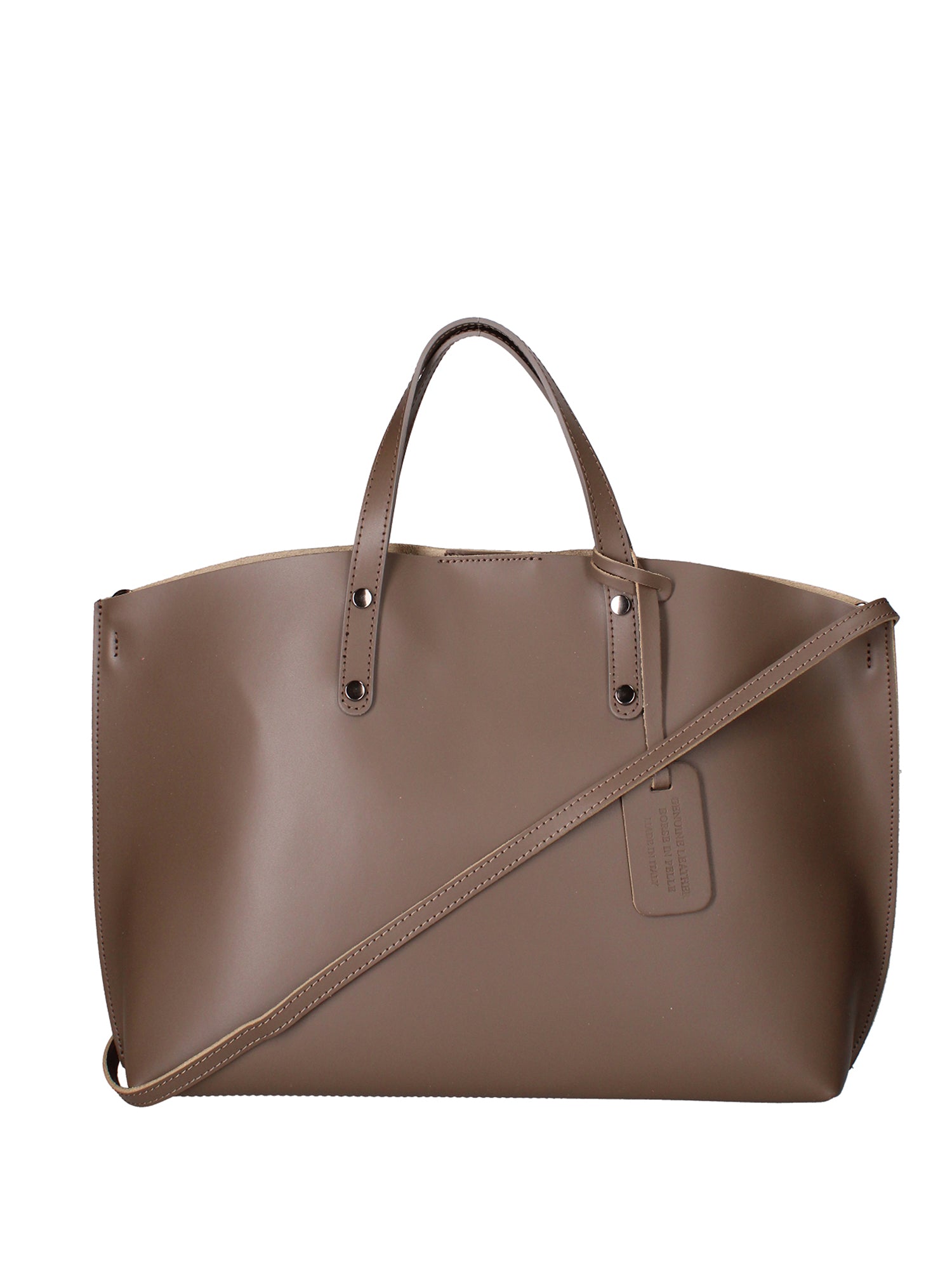 Lumena Borsa a mano da donna Vera pelle 2094-L134 TAUPE SCURO Chiara Ferretti