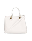 Helga Borsa a mano da donna 100% pelle 06106-BIANCO WHITE Chiara Ferretti