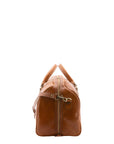 Borsa da viaggio unisex vera pelle 100% cotone 4038-MIELE Alessia Firenze