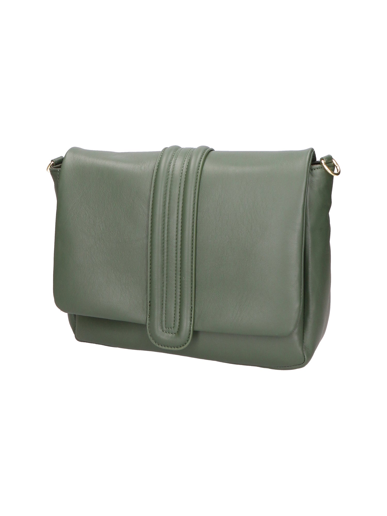 Wanda Borsa a tracolla da donna Vera pelle 06497-S14 VERDE SCURO Chiara Ferretti