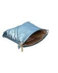 Giorgia Damen-Clutch aus echtem Leder, hergestellt in Italien, 19 x 27 x 2 cm