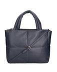Violetta Borsa a mano da donna Vera Pelle 06473-S24 BLU JEANS Chiara Ferretti