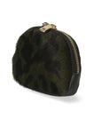 Rachele Pochette donna vera pelle Zip 02535-MACULATO MILITARE Chiara Ferretti