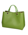 Azurite Borsa a mano da donna 100% pelle 06105-D212 BRUCO Chiara Ferretti