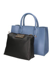 Lodovica Damenhandtasche aus echtem Leder, hergestellt in Italien, 22 x 32 x 13 cm