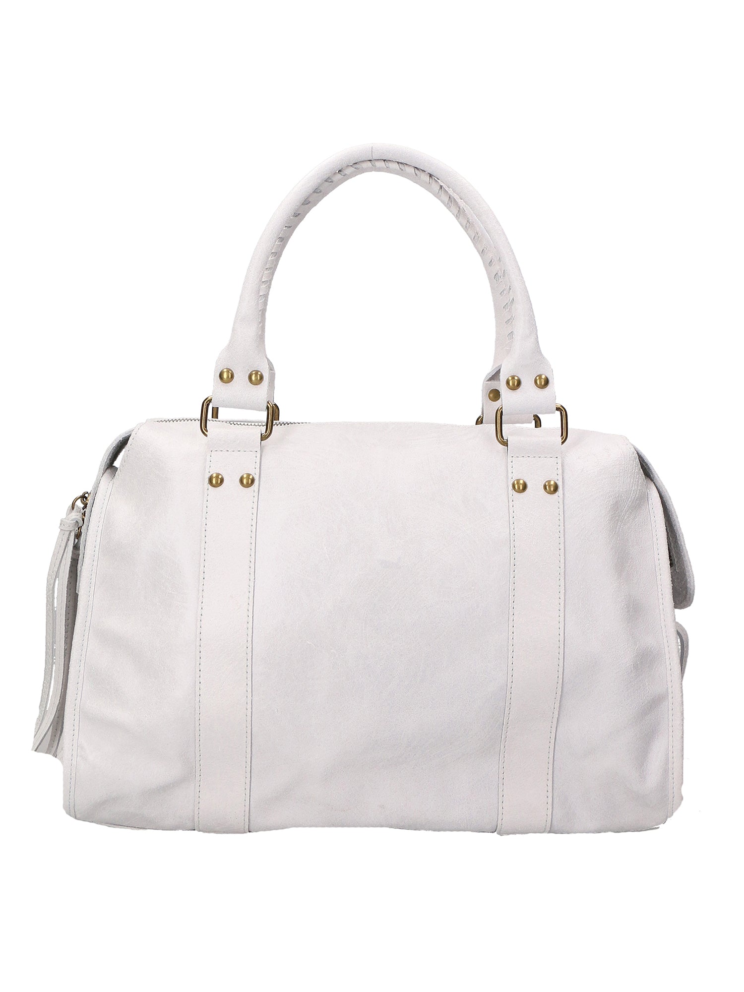 Elara Borsa a spalla da donna Vera pelle 06090-BIANCO Chiara Ferretti