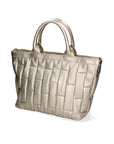Ofelia Borsa a mano da donna Vera pelle SANEM 84-PLATINO Chiara Ferretti