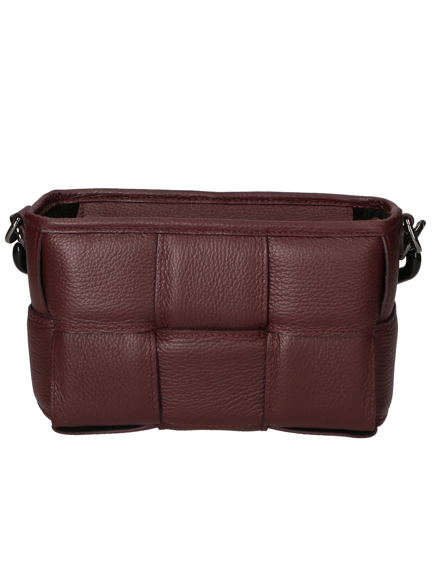 Lucrezia Borsa a mano da donna Vera pelle 03901-D54 BORDO SCURO DARK BORDEAUX Chiara Ferretti