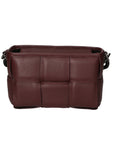 Lucrezia Borsa a mano da donna Vera pelle 03901-D54 BORDO SCURO DARK BORDEAUX Chiara Ferretti