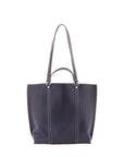Borsa a spalla unisex in vera pelle Made in Italy 4610-BLU Alessia Firenze