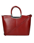Francesca Borsa a mano da donna 100% pelle 9133-ROSSO RED Chiara Ferretti