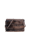 Volante Borsa a mano da donna Vera Pelle 8477-TMORO Chiara Ferretti