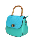 Natasha Borsa a mano da donna Vera pelle e Calfhair 191756-TIFFANY Chiara Ferretti