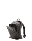 Zaino unisex in vera pelle 100% cotone 4428-NERO Alessia Firenze